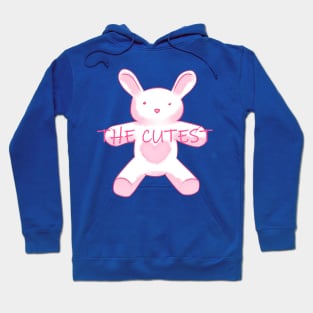 The cutest bunny pink and white Hoodie